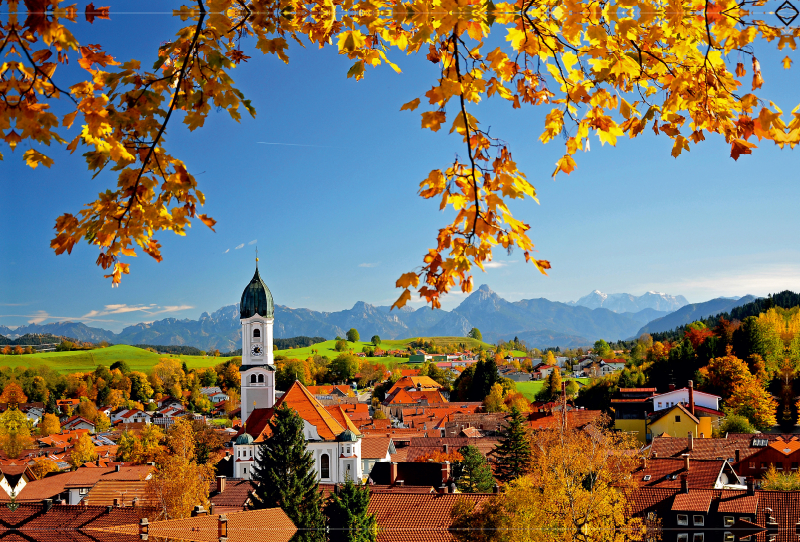 Blick auf Nesselwang