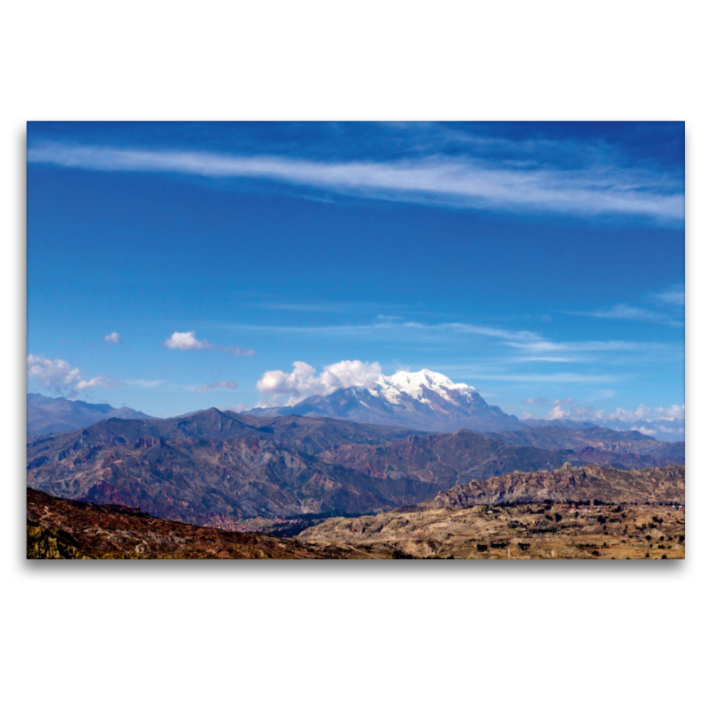 Illimani in den Anden (6.439 m), Boliviens zweithöchster Berg