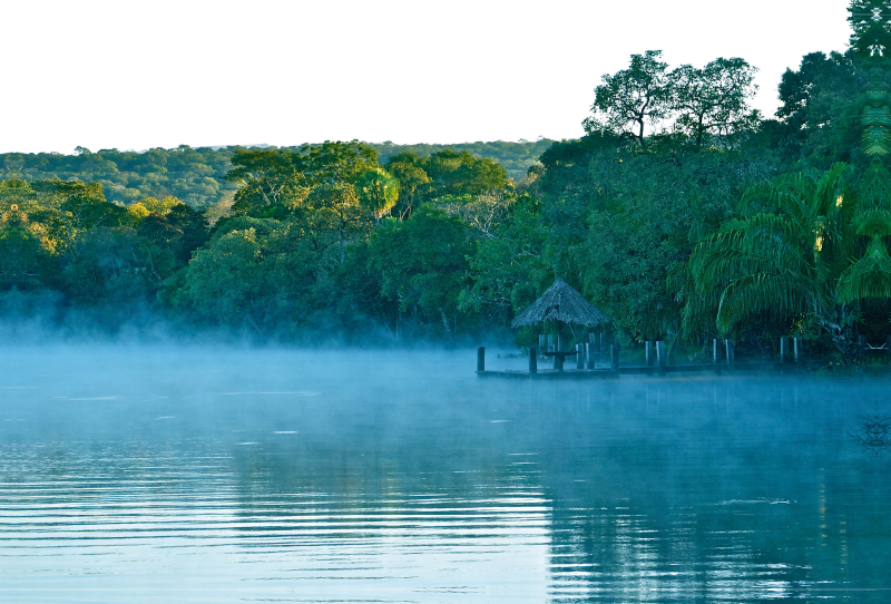 Aguas Calientes (heiße Quellen) - Rio Otuquis, bolivianisches Pantanal