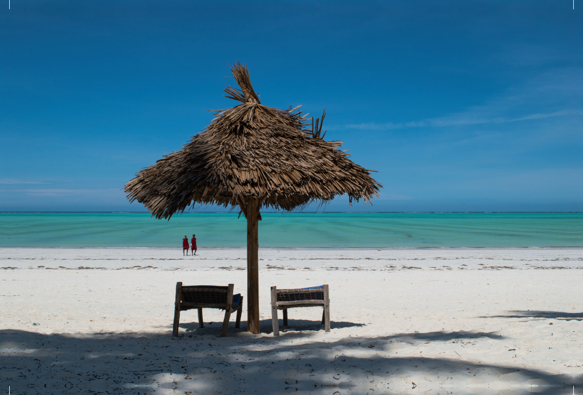 Strand - Schirm mit Aussicht