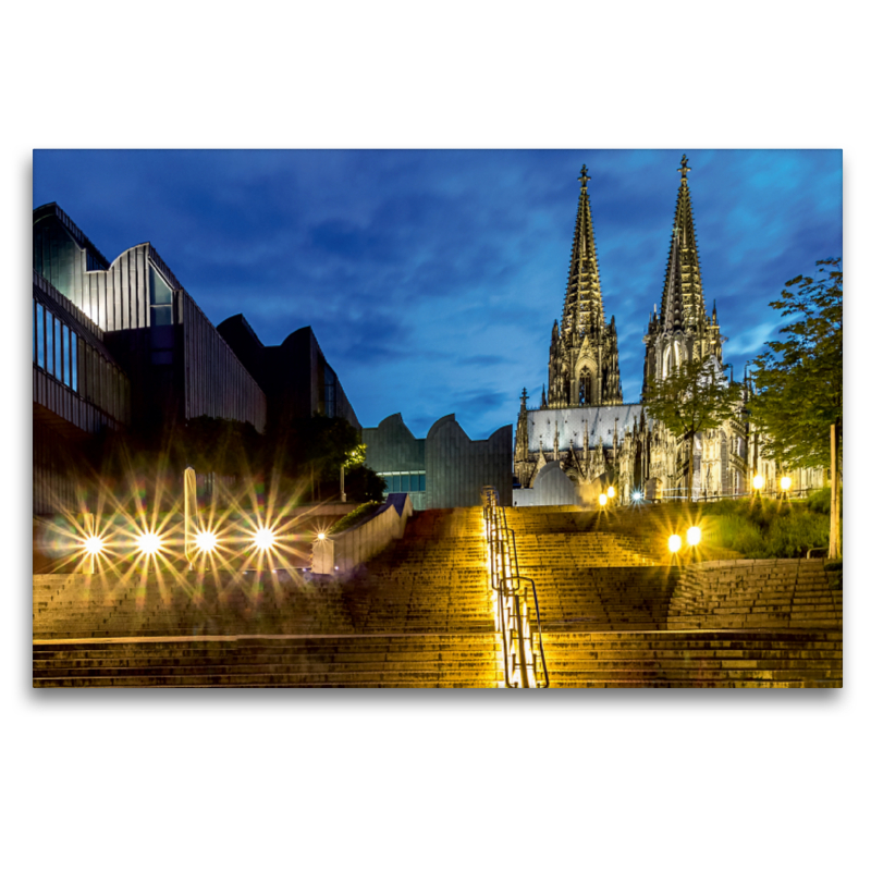 Kölner Dom-Treppen.