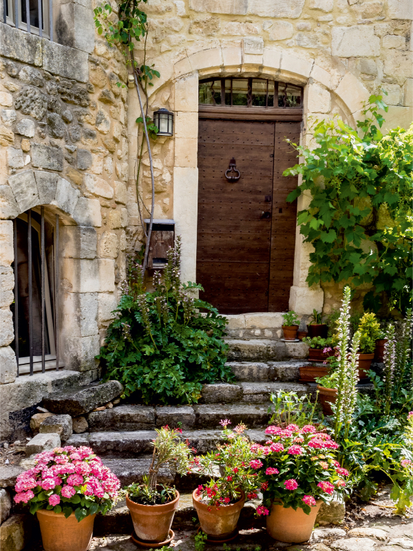 Provence - Eingang in Oppedes le Vieux