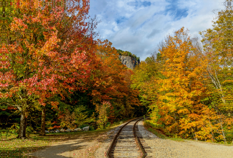 Herbstlaub in New Hampshire