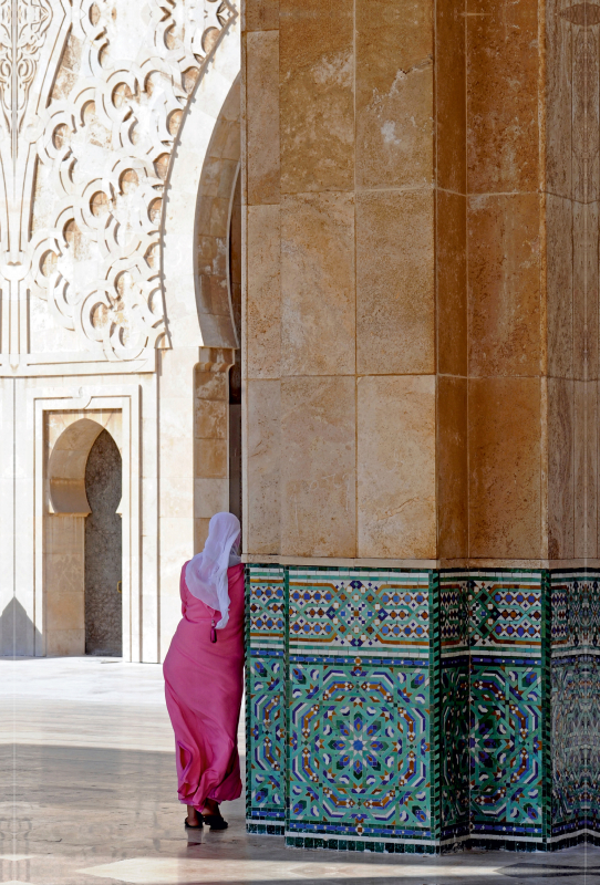 Die große Moschee von Casablanca