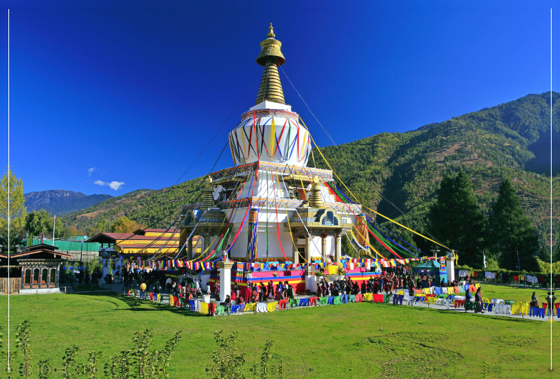 National Memorial Chorten, Thimphu, Hauptstadt