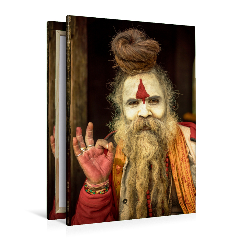 Der heilige Sadhu vom Pashupatinath Tempel