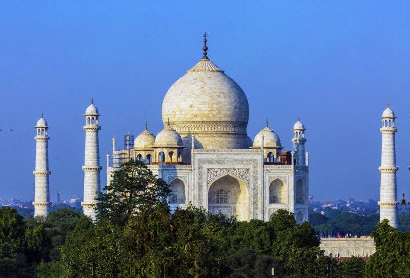 Das Taj Mahal in Agra