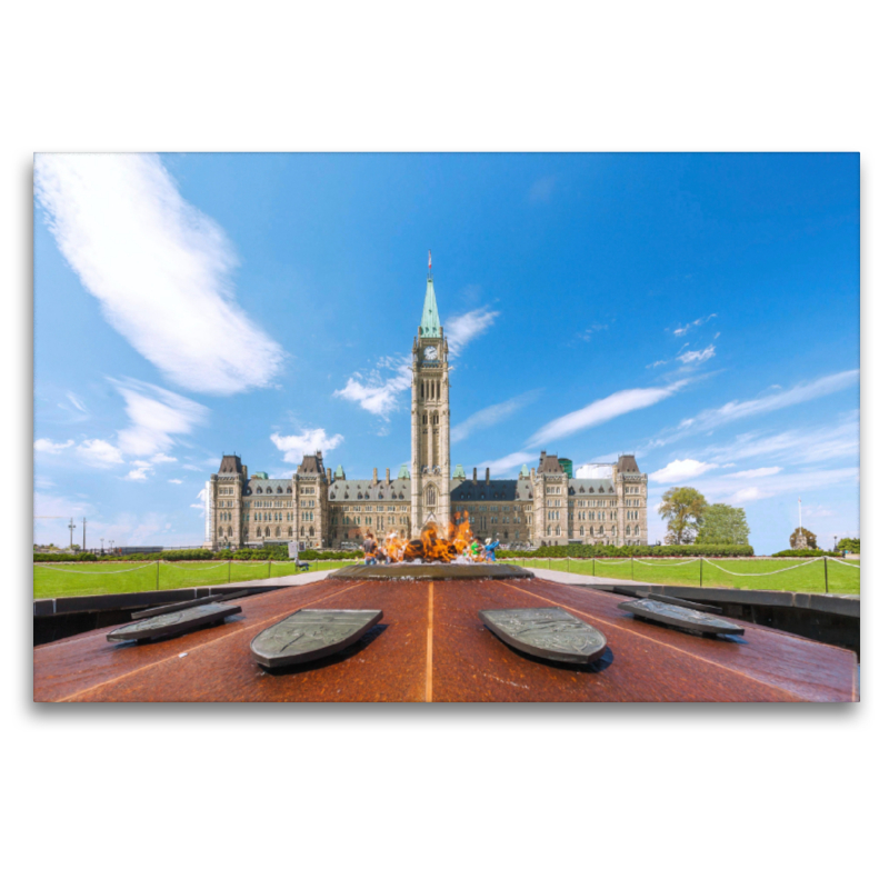 Ottawa, Parliament Hill mit Centennial Flame