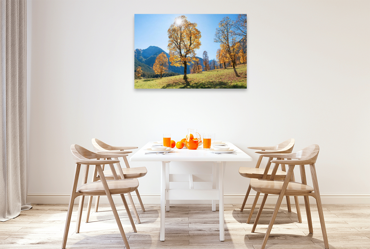 Herbstlandschaft am Ahornboden im Karwendel