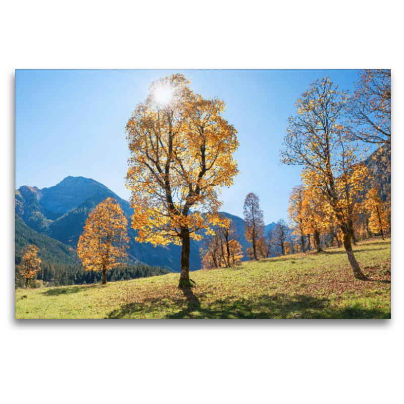 Herbstlandschaft am Ahornboden im Karwendel