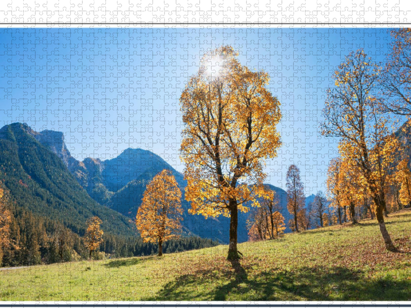 Herbstlandschaft am Ahornboden im Karwendel