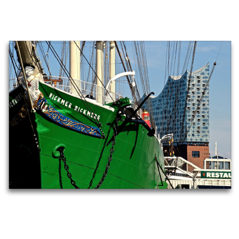 Elbphilharmonie und Rickmer Rickmers