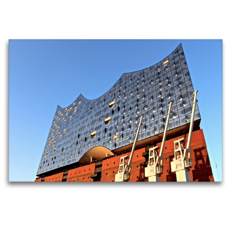 Elbphilharmonie Kräne und Himmel