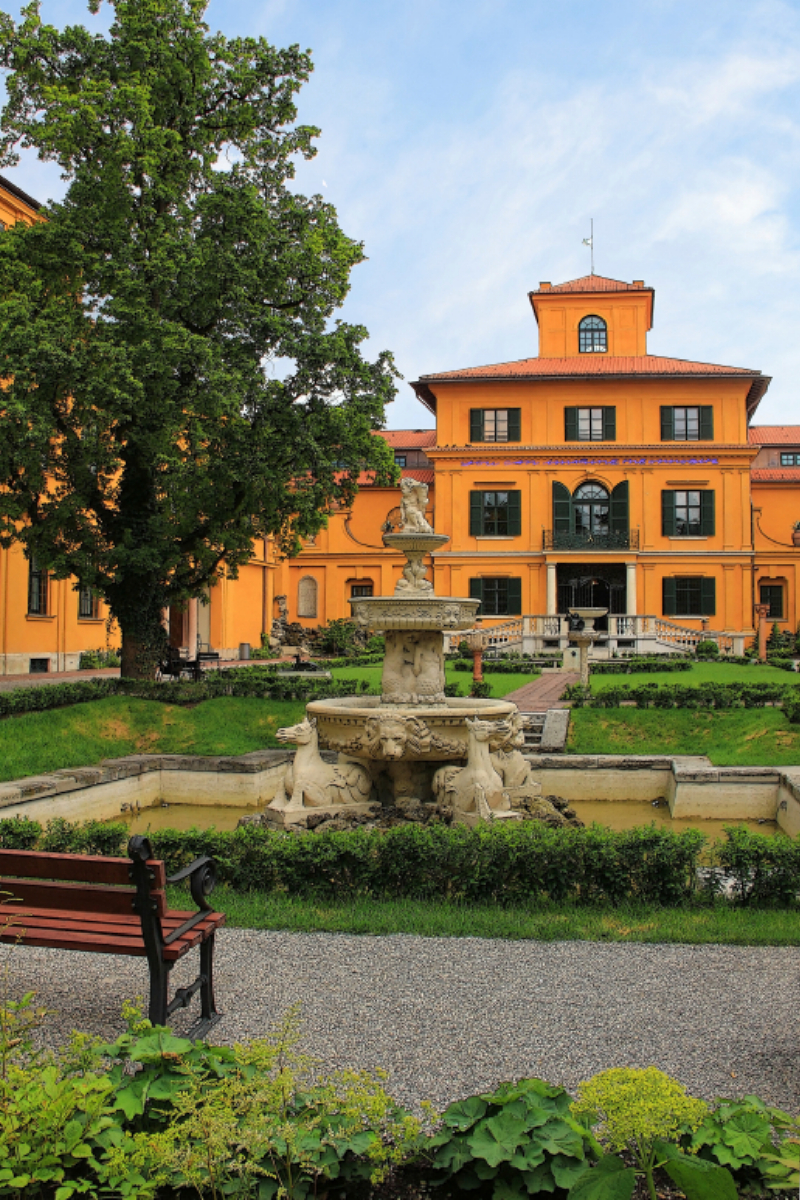 Münchner Lenbachhaus und Garten