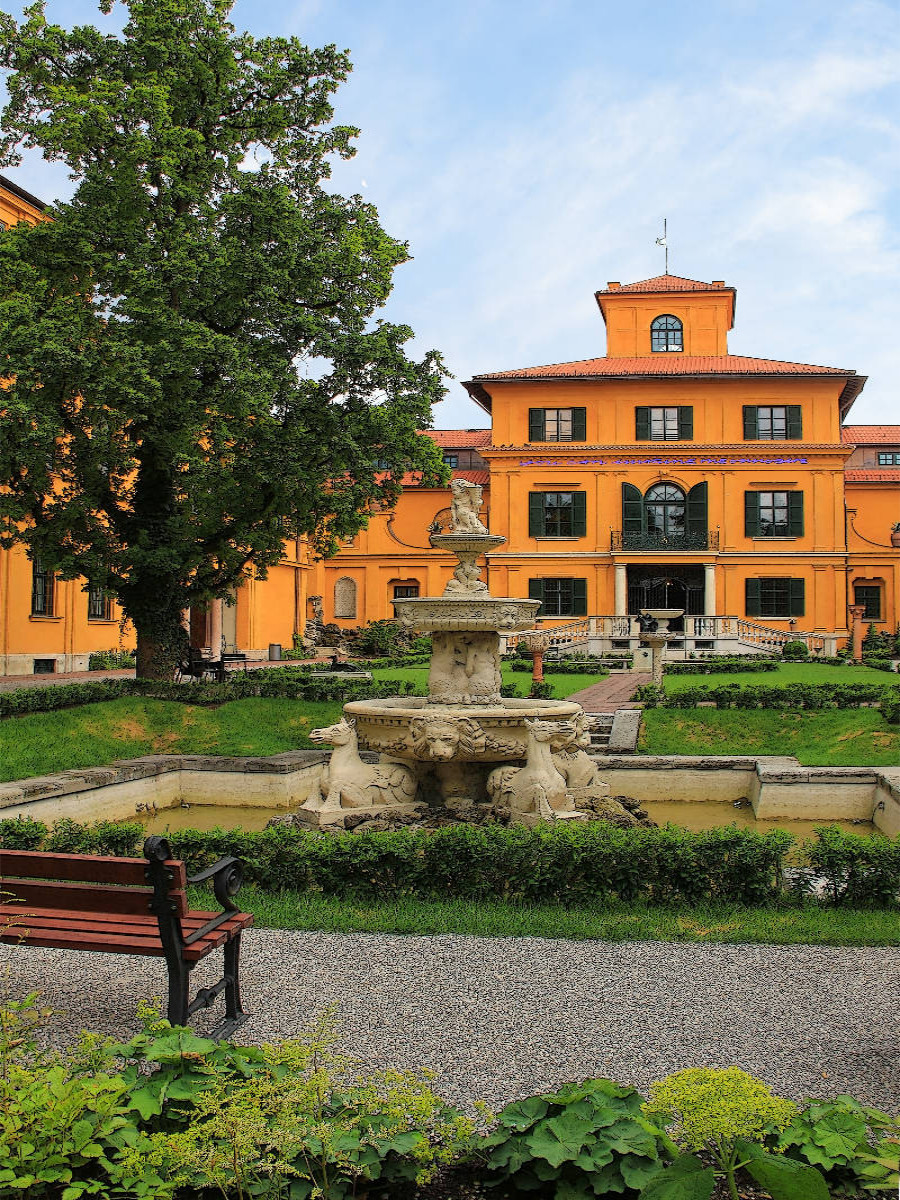 Münchner Lenbachhaus und Garten