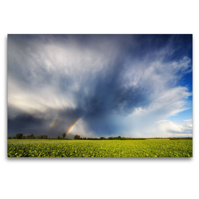 Schauerabzug mit Regenbogen