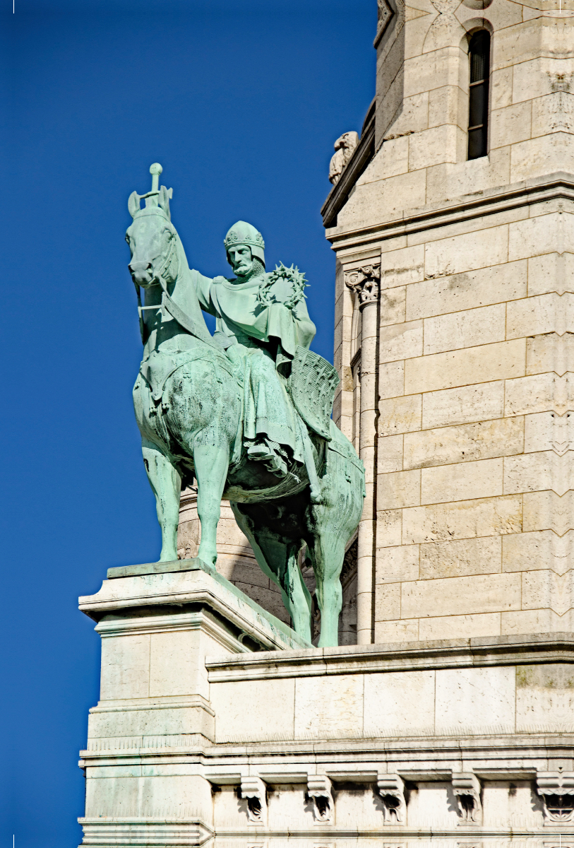 Reiterstatue König Saint Louis