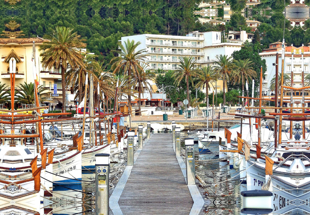 Fischerboote im Hafen von Port de Sóller