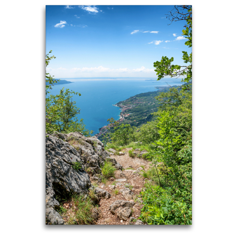 Wanderweg Sasso mit Gardaseeblick