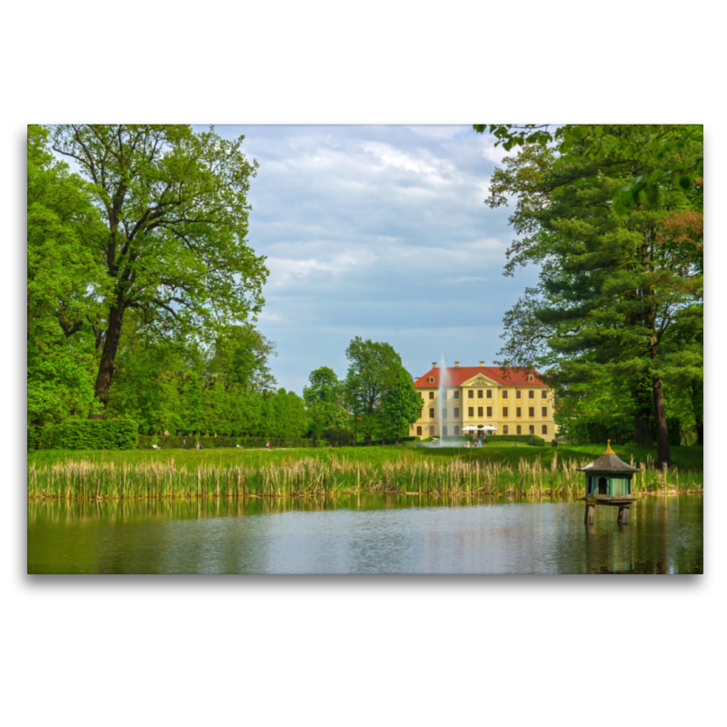 Am Flaschenteich mit Blick zum Palais