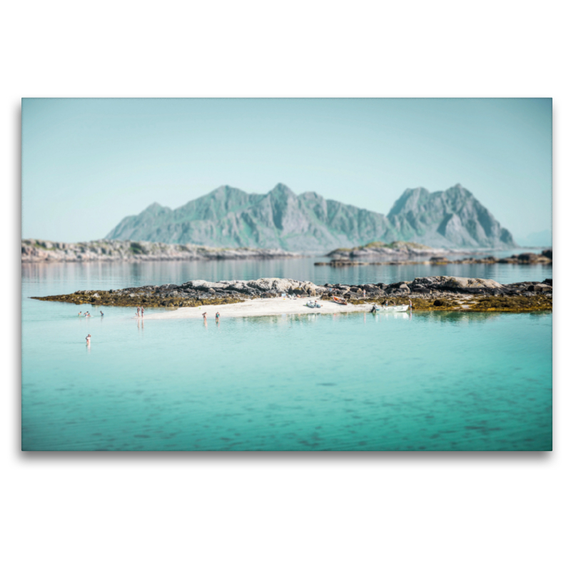 Badespass auf den Lofoten