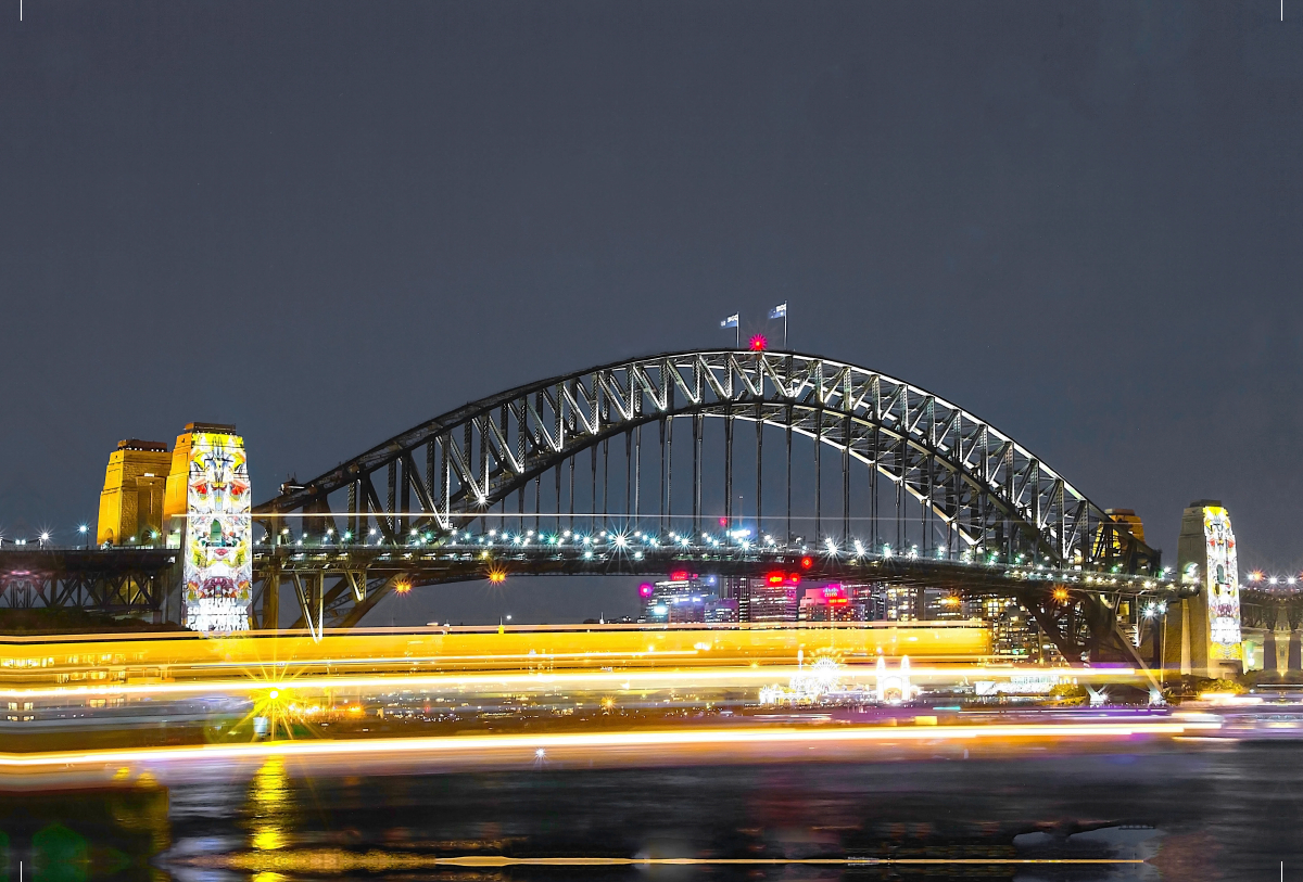 Harbour Bridge bei Nacht