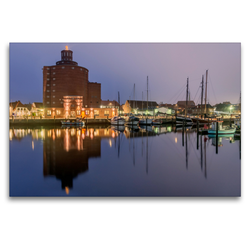 Eckernförde - Hafen mit Rundsilo