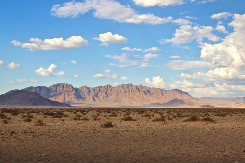 Namibia - Gewitteranmarsch