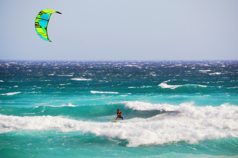 Kitesurfen - Spiel mit den Naturgewalten