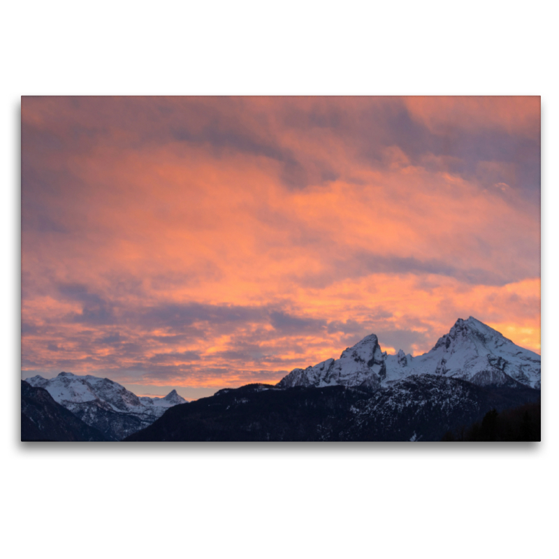 Sonnenuntergang am Watzmann