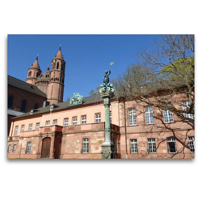 Der Schlossparkbrunnen in Worms