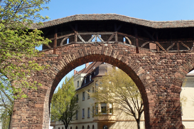 Das Martinstor in der Altstadt von Worms