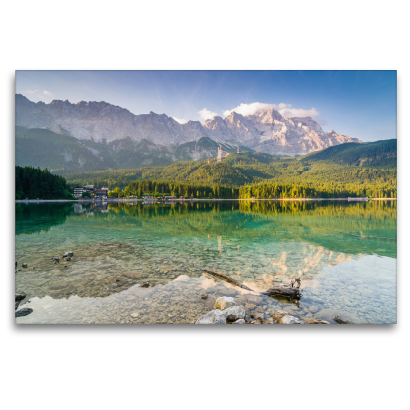 Eibsee mit Zugspitze am Morgen