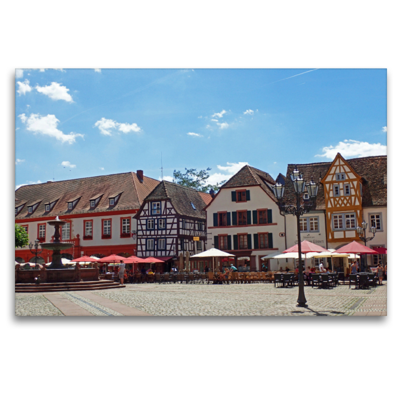 Auf dem Marktplatz in Neustadt an der Weinstraße