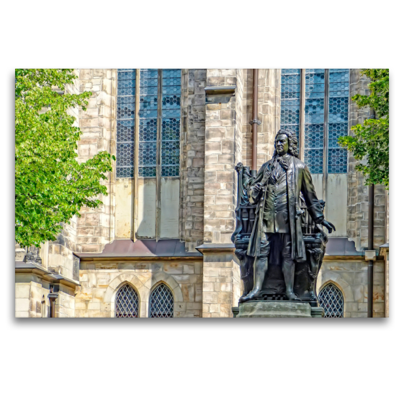 Leipzig Bach-Denkmal bei der Thomaskirche