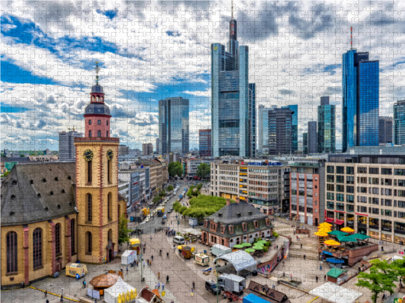 Frankfurt Hauptwache und Katharinenkirche