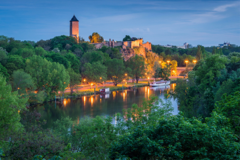 Giebichenstein am Sommerabend