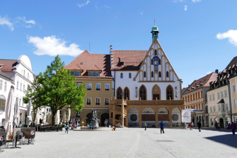 Das Rathaus in Amberg