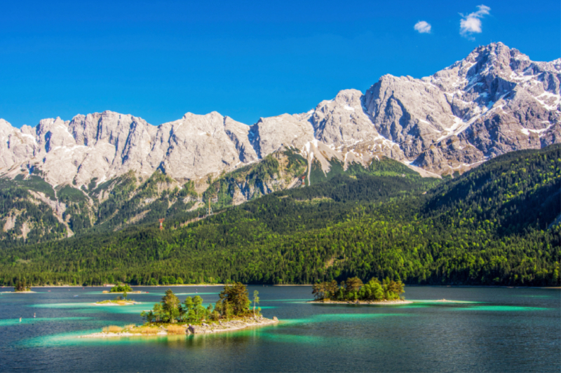 Eibsee mit Zuspitzmassiv