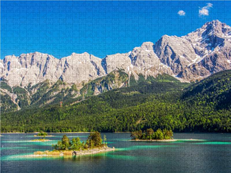 Eibsee mit Zuspitzmassiv