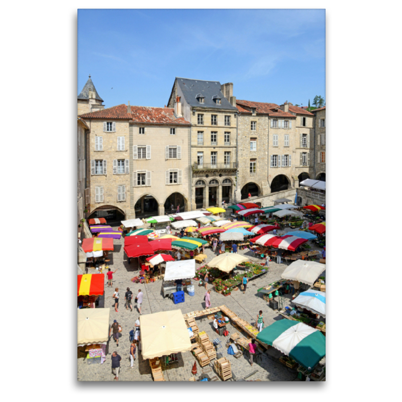 Markt von Villefranche de Rouergue