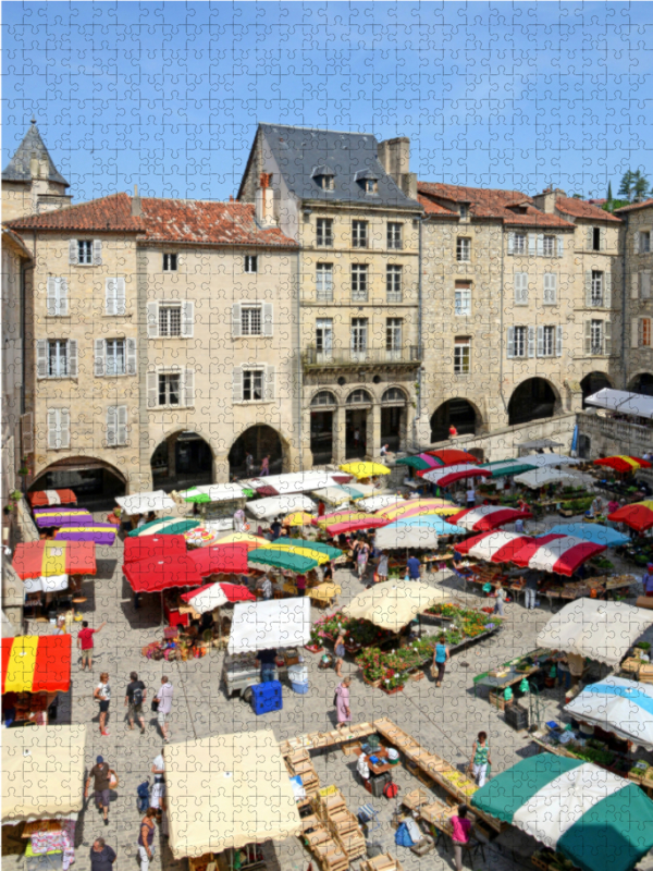 Markt von Villefranche de Rouergue