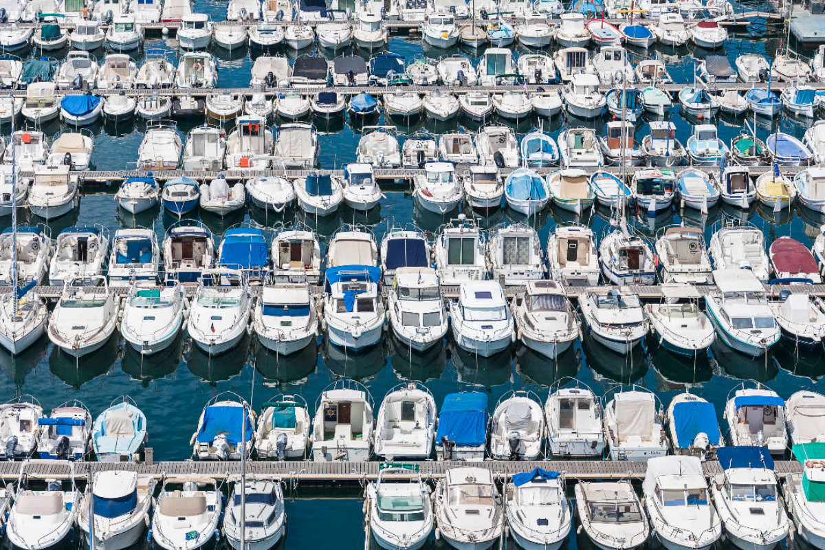 Boote im Vieux Port