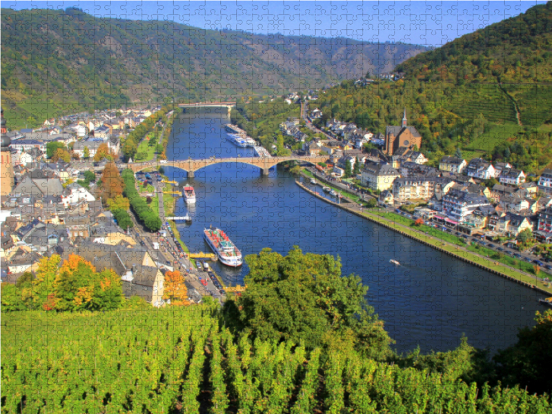 Blick von der Reichsburg in Cochem