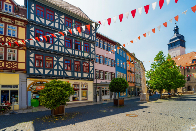 Häuser entlang der Marktstraße