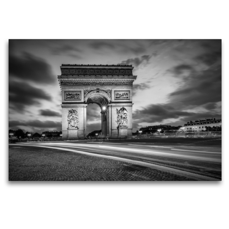 PARIS Triumphbogen in Monochrom