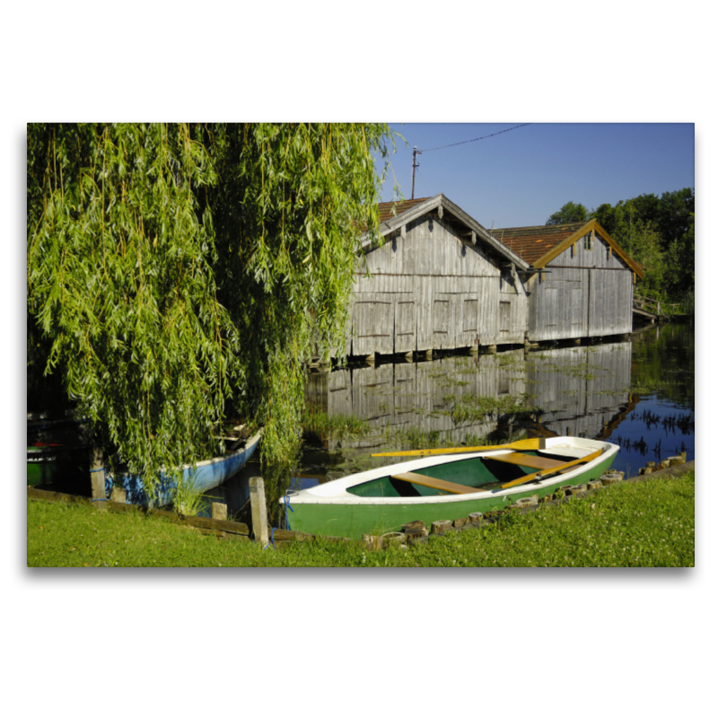 Bootshäuser am Staffelsee bei Murnau