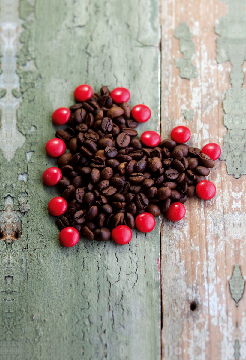 Calvendo Leinwand  Kaffee  Herz