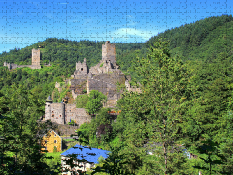 Die Ober und Unterburg in Manderscheid