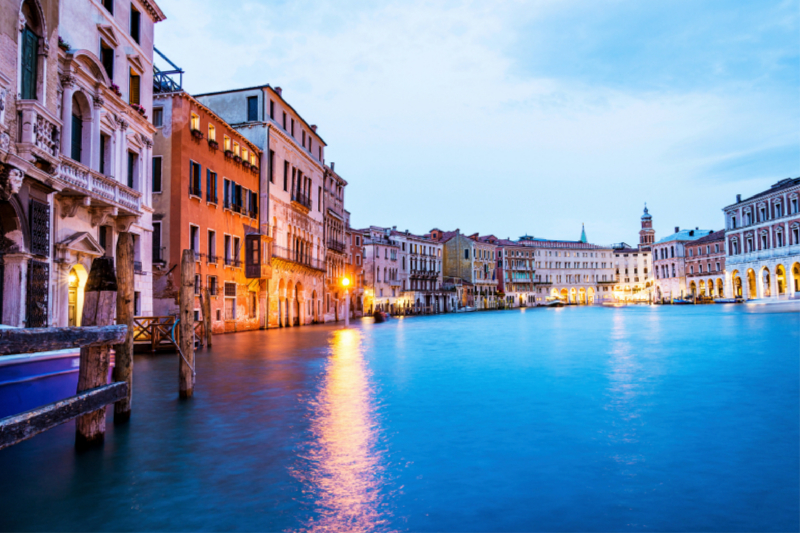 Venedig - Abendstimmung am Canal Grande